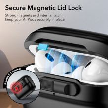 ESR Pulse Halolock Case with MagSafe for Apple AirPods Pro 1 / 2 - Black ESR Pulse Halolock Case with MagSafe for Apple AirPods Pro 1 / 2 - Black
