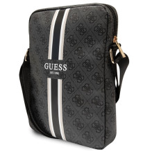 Guess Bag GUTB10P4RPSK 10' juodas / juodas 4G Stripes planšetinio kompiuterio krepšys