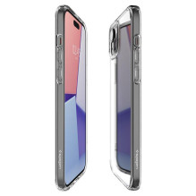Spigen Crystal Hybrid iPhone 15 Plus dėklas – skaidrus