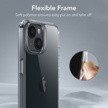 ESR Ice Shield iPhone 15 Plus dėklas – skaidrus