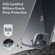 ESR Ice Shield iPhone 15 Plus dėklas – skaidrus