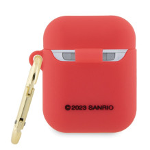 Hello Kitty Silicone 3D Kitty Head case for AirPods 1 / 2 - fuchsia