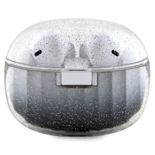 Guess Glitter Gradient TWS Bluetooth ausinės su prijungimo stotele - juodos