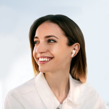 TWS Joyroom Funpods Series JR-FB1 Bluetooth 5.3 wireless headphones - beige