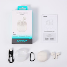 TWS Joyroom Funpods Series JR-FB1 Bluetooth 5.3 belaidės ausinės – smėlio spalvos