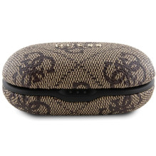 TWS Guess 4G Metal Bluetooth headphones with ENC docking station - brown