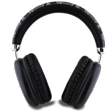 Guess GCube Metallic Script Logo Headphones - Black