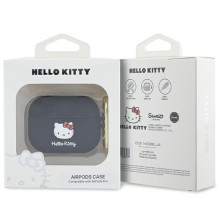 Hello Kitty Silicone 3D Kitty Head case for AirPods Pro - black