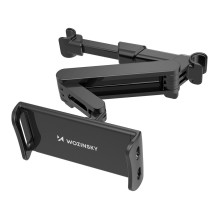 RETURNED ITEM Wozinsky adjustable headrest holder for tablet or phone black (WTHBK3)