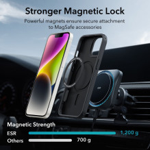 ESR Classic Hybrid Halolock MagSafe iPhone 14 Plus dėklas – juodas