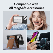 ESR Classic Hybrid Halolock MagSafe iPhone 14 Plus dėklas – juodas