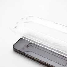 9H grūdintas stiklas su tvirtinimo rėmeliu iPhone 14 Plus Wozinsky Premium Glass - juodas 9H grūdintas stiklas su tvirtinimo rėmeliu iPhone 14 Plus Wozinsky Premium Glass - juodas