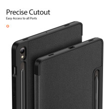 Dux Ducis Domo flip and smart sleep case for Samsung Galaxy Tab S9 - black
