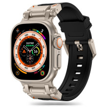 Tech-Protect Delta Pro Strap for Apple Watch 4 / 5 / 6 / 7 / 8 / 9 / SE / Ultra 1 / 2 (42 / 44 / 45 / 49 mm) - Black-Tit Tech-Protect Delta Pro Strap for Apple Watch 4 / 5 / 6 / 7 / 8 / 9 / SE / Ultra 1 / 2 (42 / 44 / 45 / 49 mm) - Black-Tit