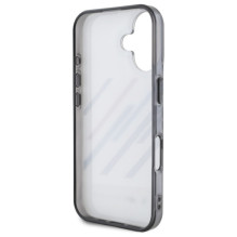 BMW Motosport IML Random Stripes iPhone 16 dėklas – pilkas