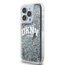 „Etui DKNY Liquid Glitter Big“ logotipas „iPhone 15 Pro“ – puikus „Etui DKNY Liquid Glitter Big“ logotipas „iPhone 15 Pro“ – puikus