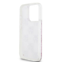 Etui DKNY Liquid Glitter Multilogo na iPhone 15 Pro - różowe Etui DKNY Liquid Glitter Multilogo na iPhone 15 Pro - różowe