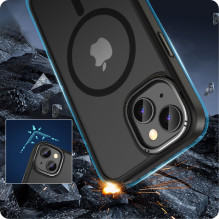 Tech-Protect MagMat 2 MagSafe iPhone 15 dėklas – matinės juodos spalvos