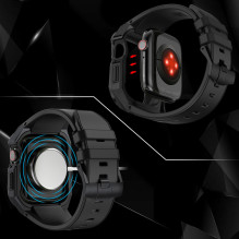 GRĄŽINAMAS PREKĖS Kingxbar CYF140 2in1 šarvuotas dėklas Apple Watch 9, 8, 7 (45 mm) pagamintas iš nerūdijančio plieno su GRĄŽINAMAS PREKĖS Kingxbar CYF140 2in1 šarvuotas dėklas Apple Watch 9, 8, 7 (45 mm) pagamintas iš nerūdijančio plieno su
