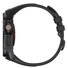 RETURNED ITEM Kingxbar CYF140 2in1 armored case for Apple Watch 9, 8, 7 (45 mm) made of stainless steel with a strap, bl RETURNED ITEM Kingxbar CYF140 2in1 armored case for Apple Watch 9, 8, 7 (45 mm) made of stainless steel with a strap, bl