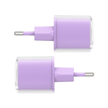 Acefast A53 PD 30W GaN USB-C charger with display - purple