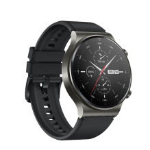 Silikoninis dirželis, skirtas Huawei Watch GT 2 / 3 / 4 / 2 Pro / 3 Pro / 4 Pro / GT 2e - juodas