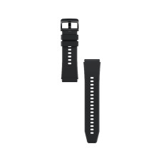 Silikoninis dirželis, skirtas Huawei Watch GT 2 / 3 / 4 / 2 Pro / 3 Pro / 4 Pro / GT 2e - juodas