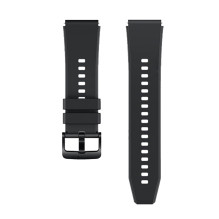 Silikoninis dirželis, skirtas Huawei Watch GT 2 / 3 / 4 / 2 Pro / 3 Pro / 4 Pro / GT 2e - juodas