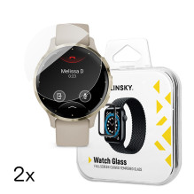 Wozinsky Full Glue grūdintas stiklas, skirtas Garmin Venu 3S 41mm (2 vnt.)