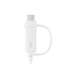 Samsung Combo EP-DG930DWEGWW Cable USB-A / micro USB - USB-C 1.5m - white