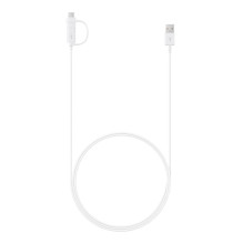 Samsung Combo EP-DG930DWEGWW Cable USB-A / micro USB - USB-C 1.5m - white