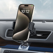 Tech-Protect V7 automobilinio telefono laikiklis kabinai / orlaidei - juodas