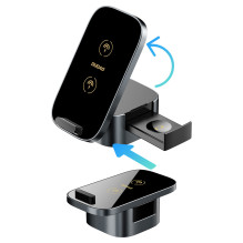 Dudao A11Pro+ 15W 3in1 indukcinis įkroviklis telefonui / išmaniesiems laikrodžiams / ausinėms - juodas