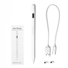 Wozinsky Stylus Universal Active Stylus (Android ir iOS) – balta