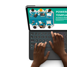 Dux Ducis klaviatūros (MK serijos) dėklas su Bluetooth klaviatūra, skirtas iPad Pro 11' 2024 – juodas