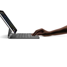 Dux Ducis klaviatūros (MK serijos) dėklas su Bluetooth klaviatūra, skirtas iPad Pro 11' 2024 – juodas