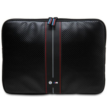 BMW Carbon Red Stripe dėklas 16 colių nešiojamam kompiuteriui - juodas