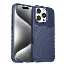 „Thunder“ dėklas, skirtas iPhone 16 Pro silikoniniam dėklui – mėlynas