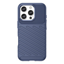 „Thunder“ dėklas, skirtas iPhone 16 Pro silikoniniam dėklui – mėlynas