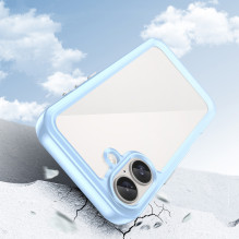 Kosmoso dėklas su geliniu rėmeliu, skirtas iPhone 16 Plus – mėlynas