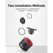 „Rockbros Q3“ galinis dviračio žibintas su „Smart Stop“ sistema – juodas „Rockbros Q3“ galinis dviračio žibintas su „Smart Stop“ sistema – juodas
