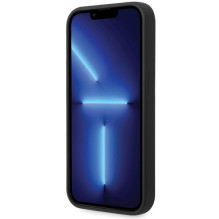 BMW Silicone Pattern iPhone 15 Pro dėklas – juodas