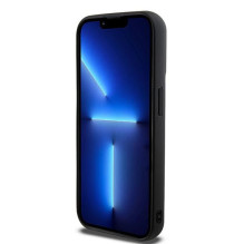 DKNY 3D Rubber Repeat Pattern dėklas, skirtas iPhone 15 Pro Max - juodas