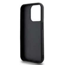 DKNY 3D Rubber Repeat Pattern dėklas, skirtas iPhone 15 Pro Max - juodas