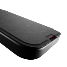 Puro Book Mag MagSafe odinis dėklas su atvartu ir kortelės lizdu, skirtas iPhone 16 – juodas