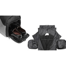 Wozinsky Premium Suit kelioninis krepšys su šlapia kišene (45L) - juodas