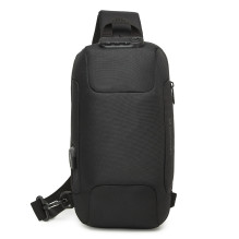 Wozinsky Premium vieno peties apsaugos nuo vagystės miesto kuprinė su tvarkykle ir USB - juoda