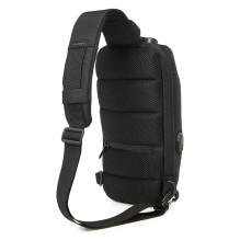 Wozinsky Premium vieno peties apsaugos nuo vagystės miesto kuprinė su tvarkykle ir USB - juoda