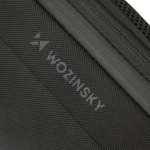 Wozinsky Premium vieno peties apsaugos nuo vagystės miesto kuprinė su tvarkykle ir USB - juoda