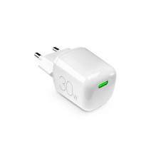 Puro MiniPro 30W GaN USB-C sieninis įkroviklis – baltas